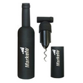 Plastic Rubber Finish Bottle Look Wine Opener